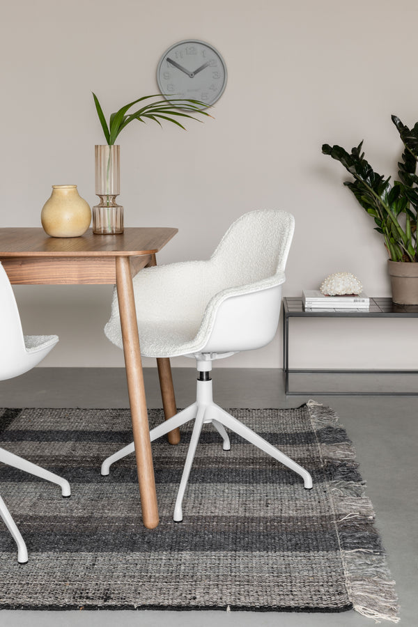 Fauteuil Albert Kuip Draai Wit (set van 2)