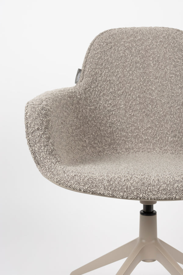 Fauteuil Albert Kuip Draai Taupe (set van 2)