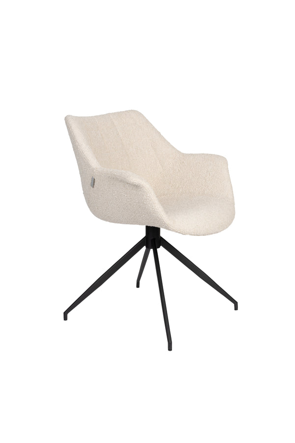 Fauteuil Doulton Draai Naturel (set van 2)