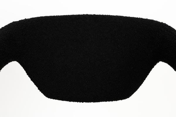 Flexback eetkamerstoel armleuning zwart (set of 2)