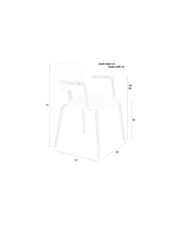 Fauteuil Bouton Terra (set of 2)