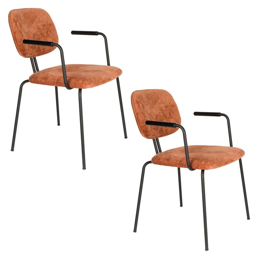 Fauteuil Bouton Terra (set of 2)
