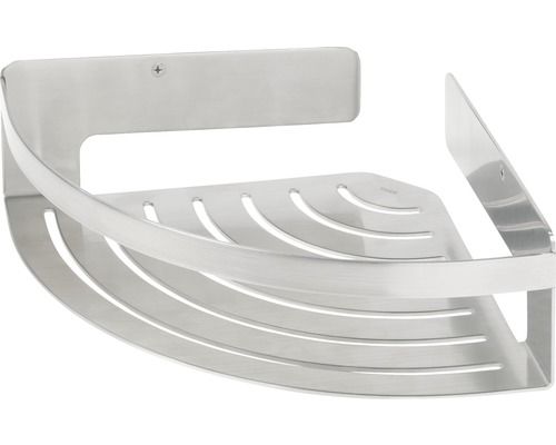 Caddy Douchemand hoek 22,4 cm RVS geborsteld