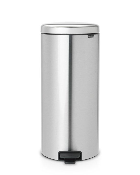 NewIcon Pedaalemmer 30 ltr, Matt Steel Fingerprint Proof