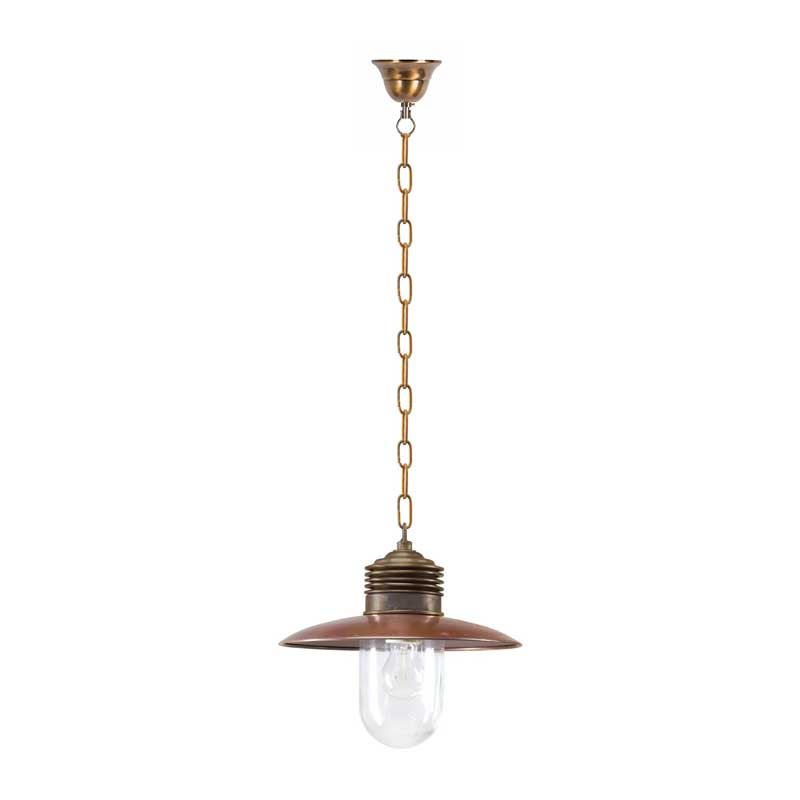 Kettinglamp Ampere brons Ø31cm