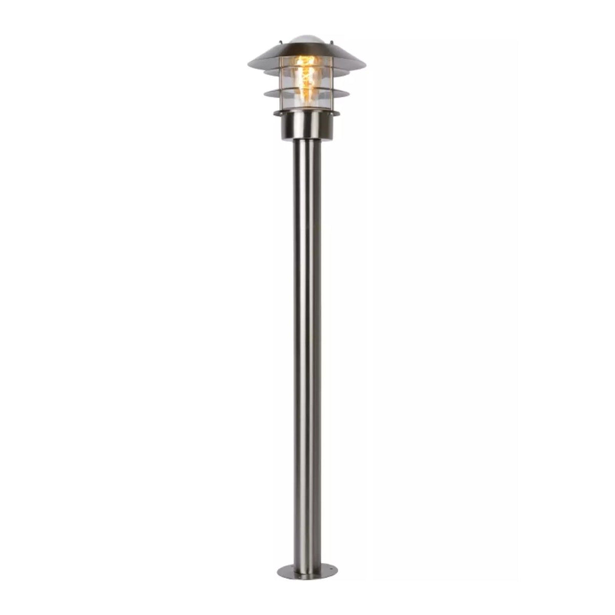 Lantaarnpaal Buiten Ø 21,8 cm 1xE27 IP44 Mat chroom
