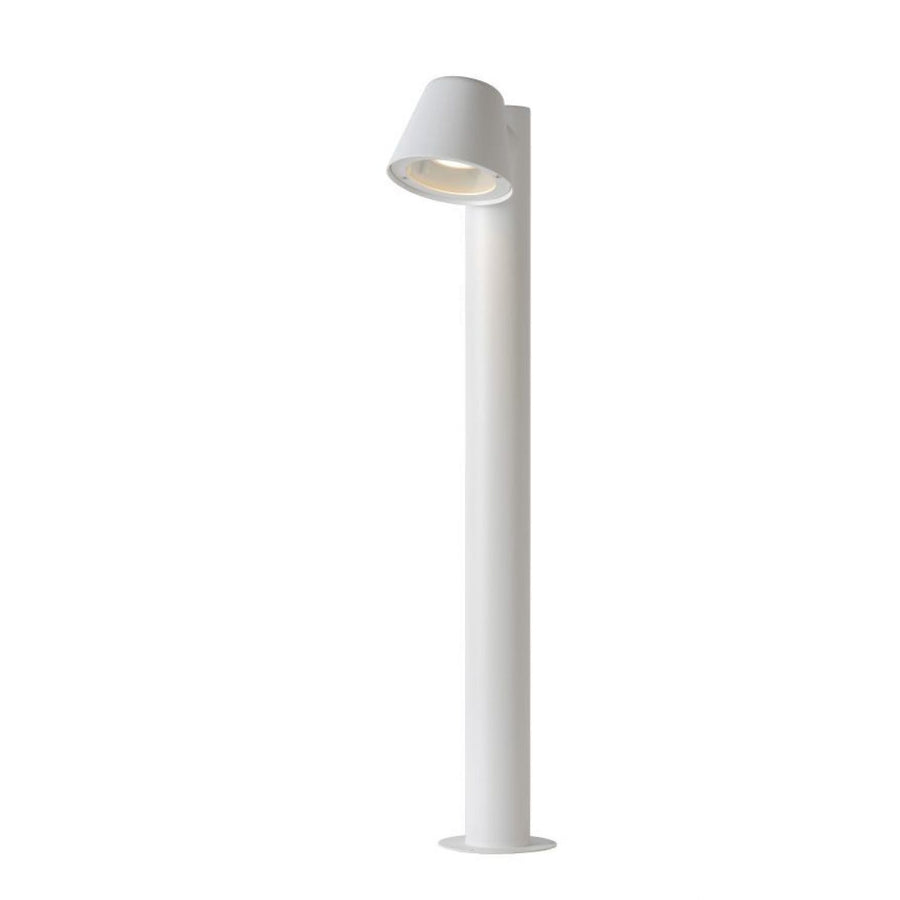 LED Sokkellamp Buiten LED Dimb. GU10 1x5W 3000K IP44 Wit