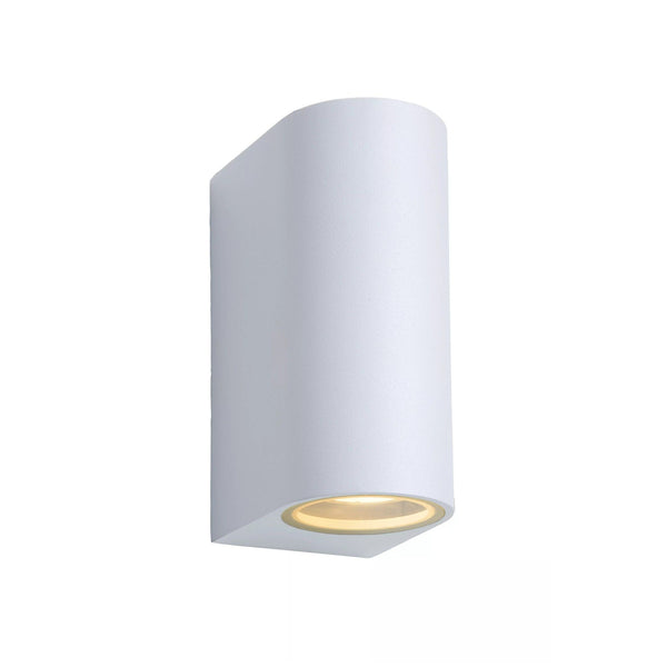 LED Wandspot Buiten LED Dimb. GU10 2x5W 3000K IP44 Wit