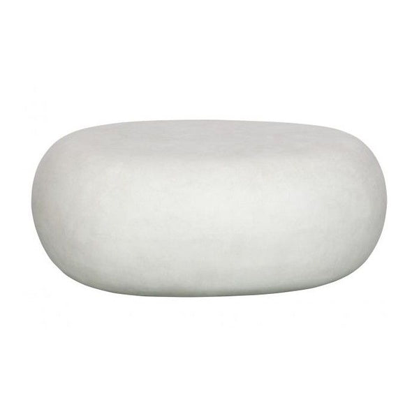 Pebble Bijzettafel Betonlook Wit 31x65x49