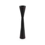 Candle Holder Metal Black 20cm
