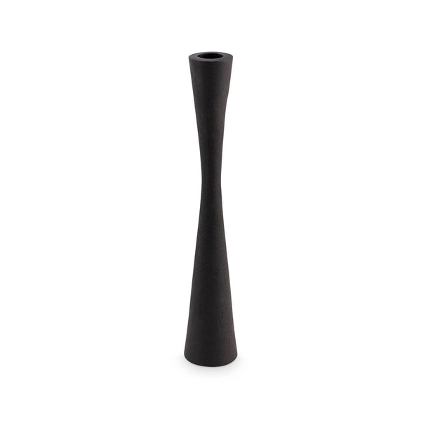 Candle Holder Metal Black 30cm