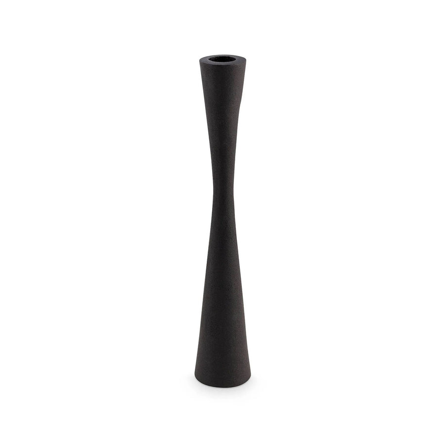Candle Holder Metal Black 30cm