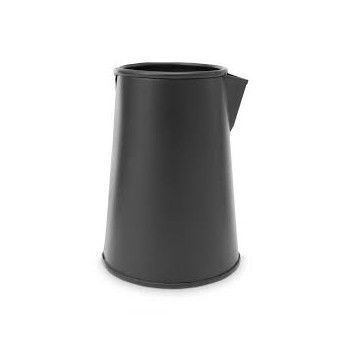 Pitcher Metal Black 9x15cm