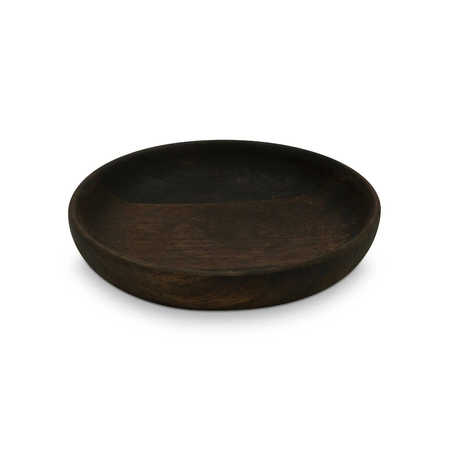 Bowl Mango Wood Big Black 15x2.5cm