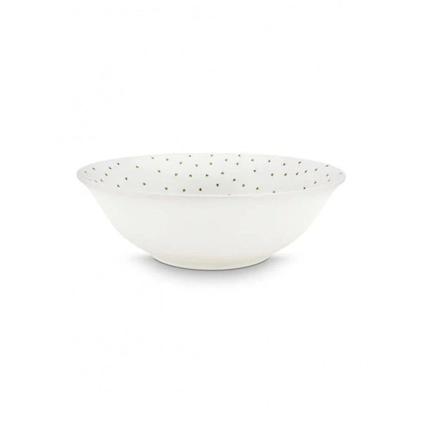 Bowl White Golden Hearts 25cm