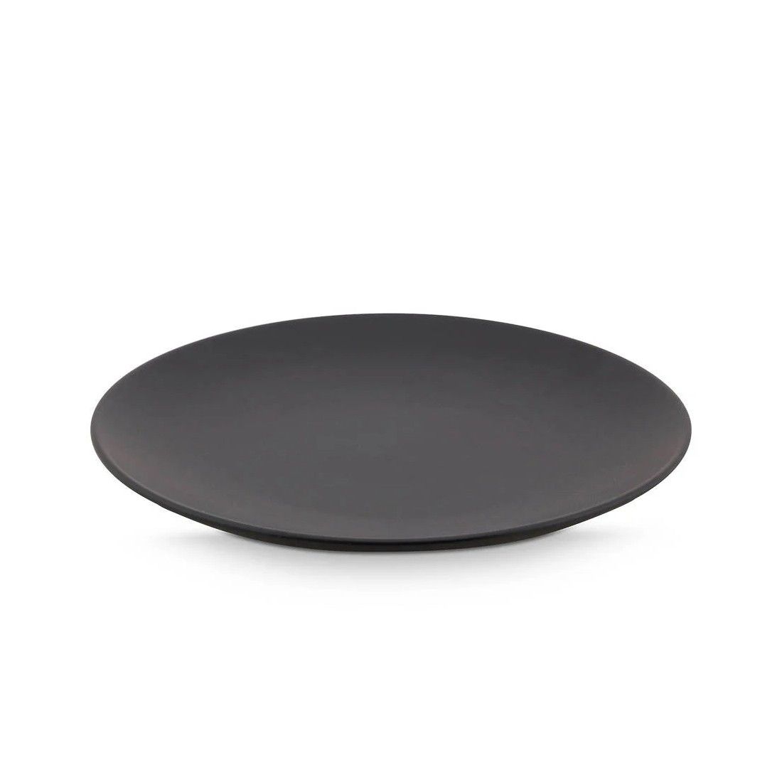 Plate Matt Black 25.5cm