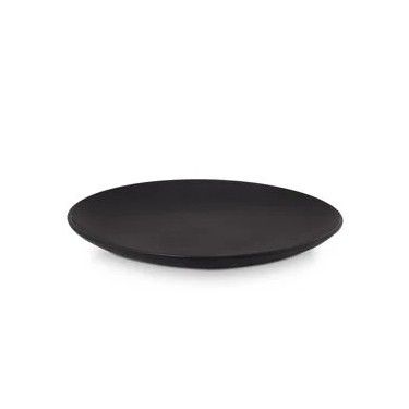 Plate Matt Black 23cm