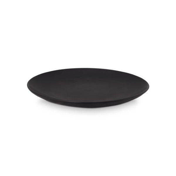Plate Matt Black 30cm