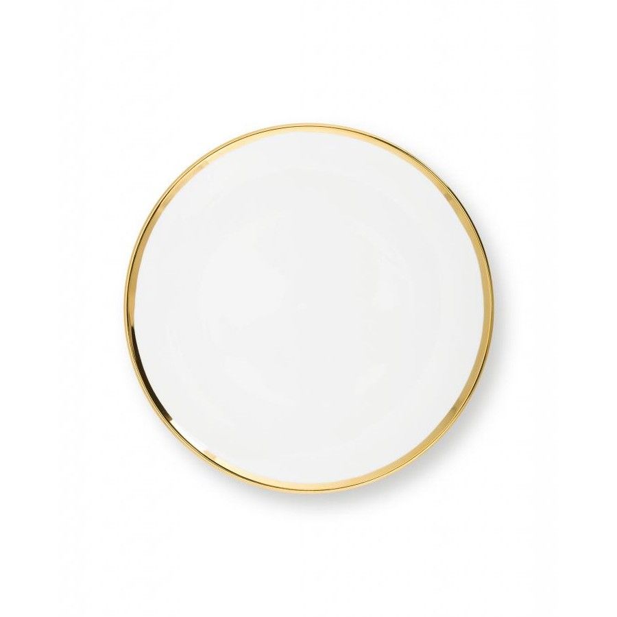 Plate White Gold 20cm
