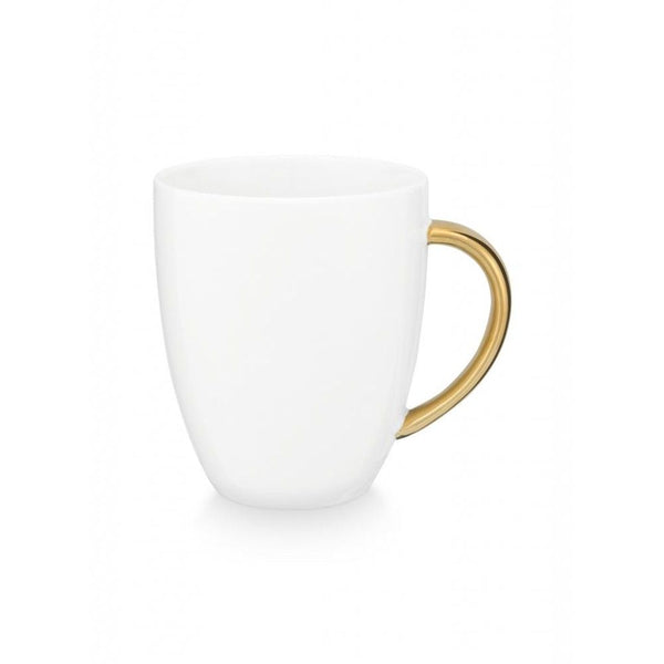 Mug with Ear White Gold 250ml