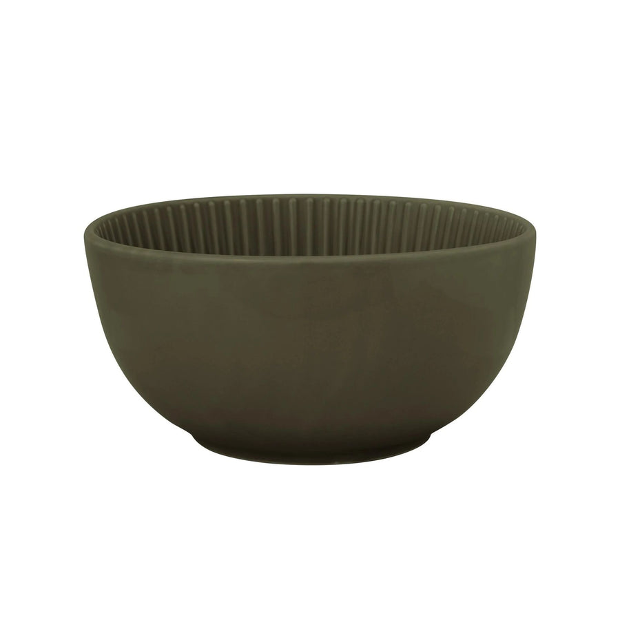 Bowl Relievo Dark Green 20.5cm
