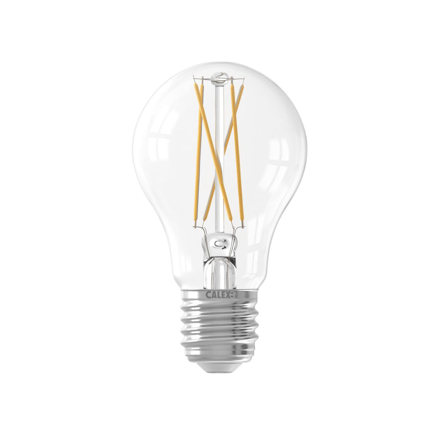 Smart Led Filament Clear GLS-lamp A60 E27 220-240V 7W 806lm 1800-3000K, energy label A++