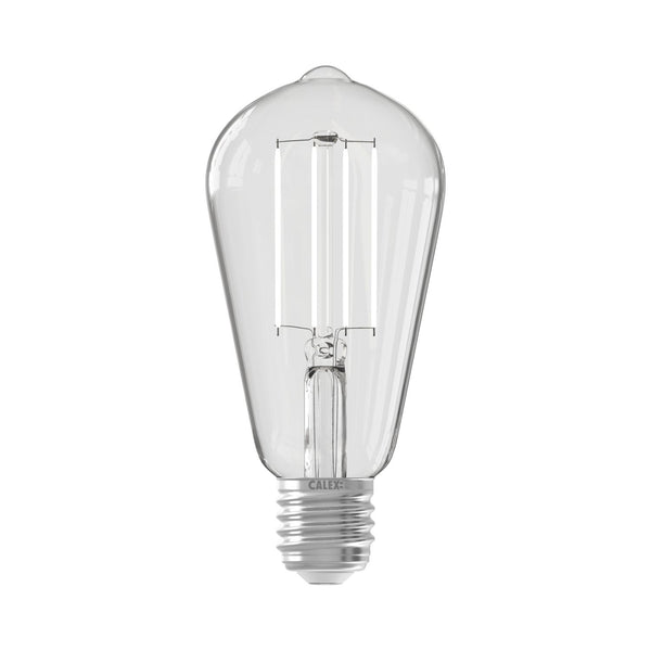 Calex Smart LED Filament Helder Rustieklamp ST64 E27 220-240V 7W 806lm 1800-3000K