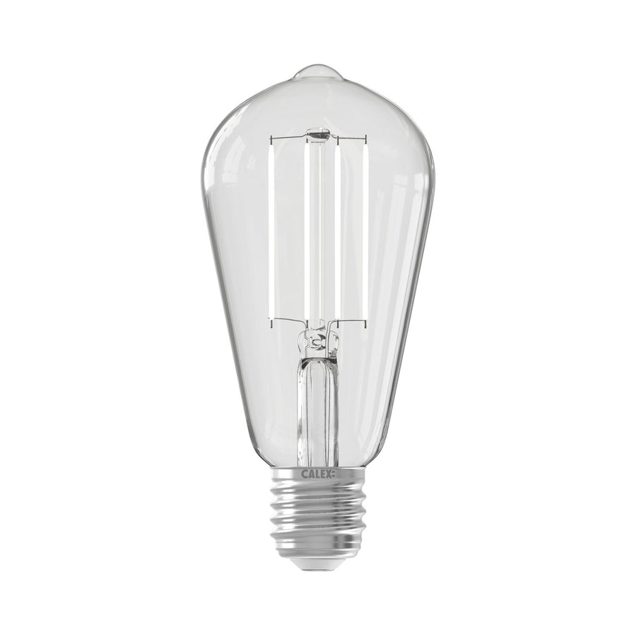 Calex Smart LED Filament Helder Rustieklamp ST64 E27 220-240V 7W 806lm 1800-3000K