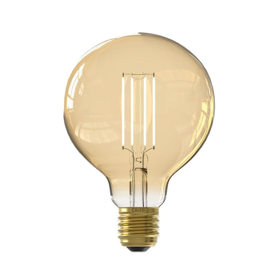 Calex Smart LED Filament Goud Globelamp G95 E27 220-240V 7W 806lm 1800-3000K