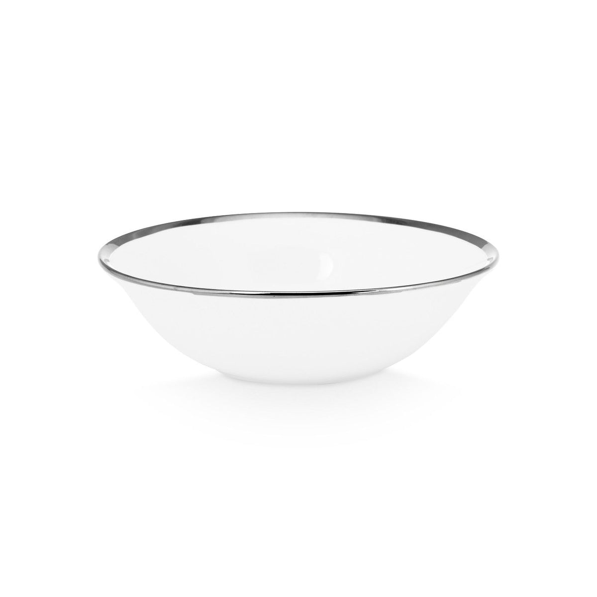 Bowl white silver 15cm