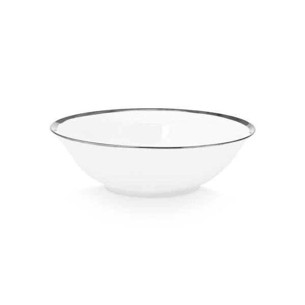 Bowl white silver 18cm