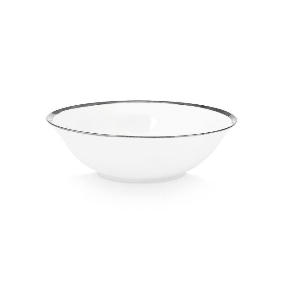 Bowl white silver 18cm