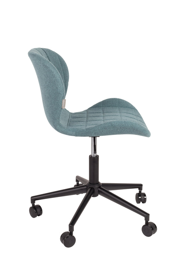 Bureaustoel Omg Zwart/Blauw