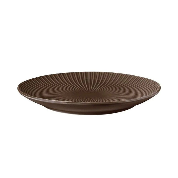 Plate Relievo Warm Brown 20cm