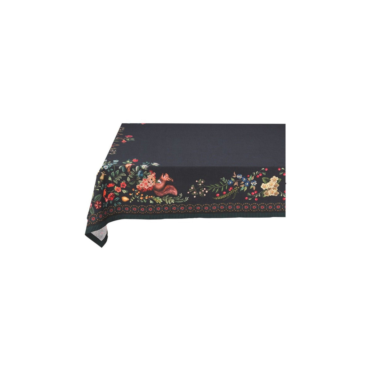 Table runner winter wonderland overall dark blue 50x150cm