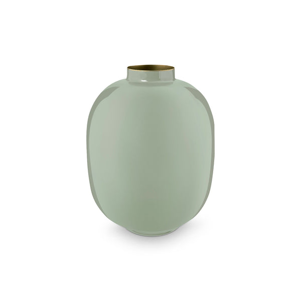 Vase Metal Green 32cm