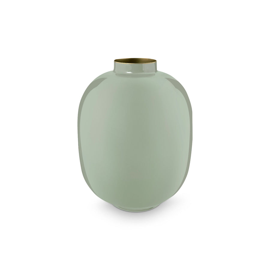 Vase Metal Green 32cm