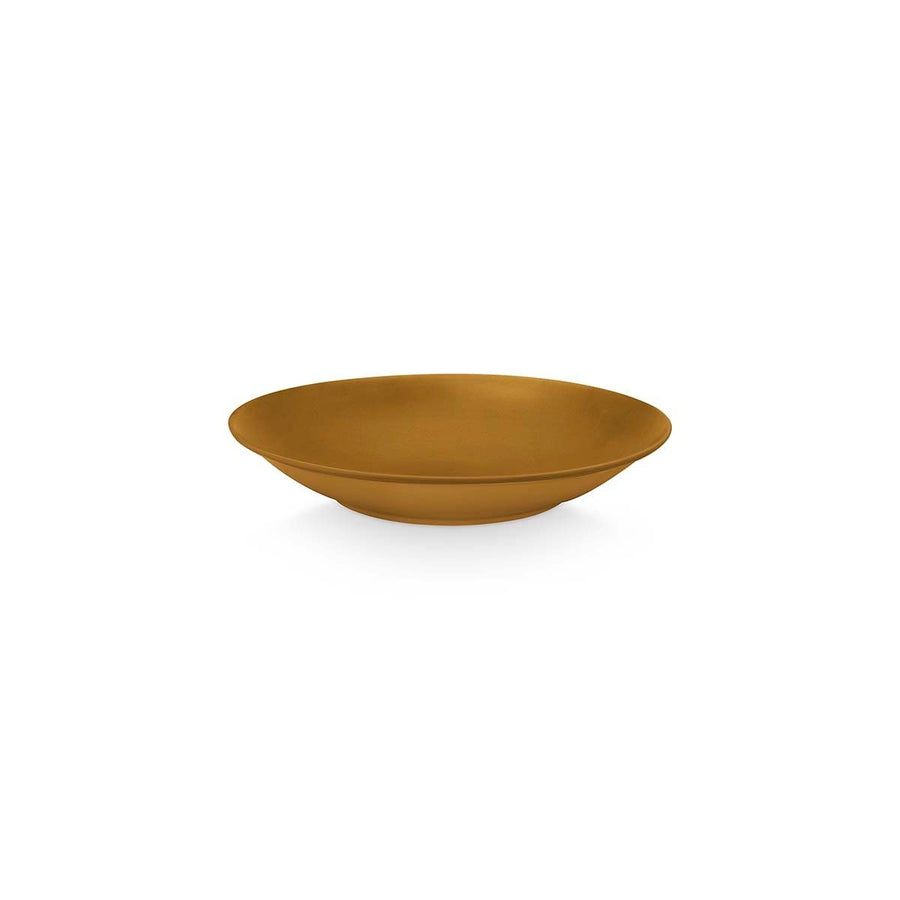 Pasta Plate Matt Caramel-White 25.5cm