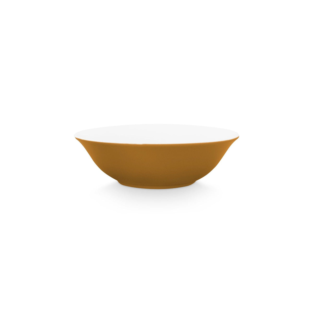 Bowl Matt Caramel-White 18cm