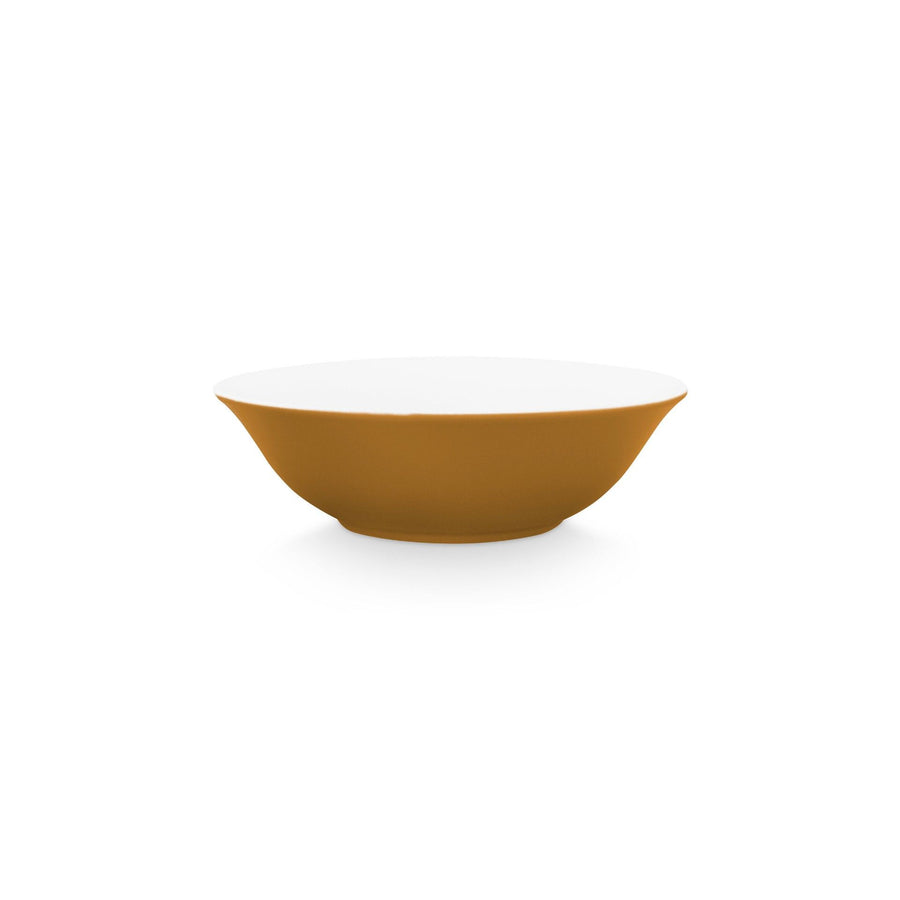 Bowl Matt Caramel-White 18cm