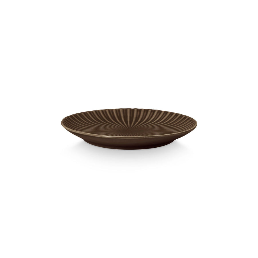 Plate Relievo Warm Brown 15cm
