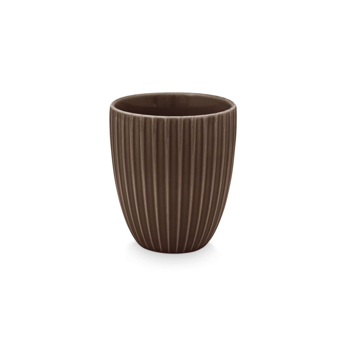 Mug without Ear Relievo Warm Brown 250ml