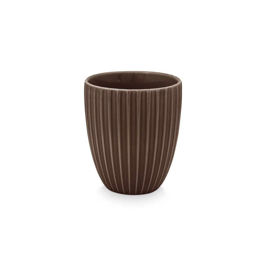 Mug without Ear Relievo Warm Brown 250ml