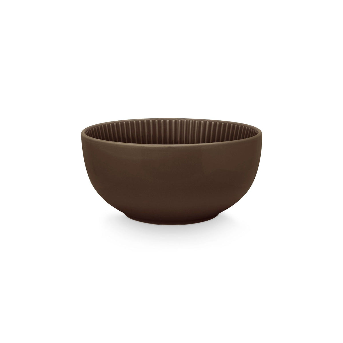 Bowl Round Relievo Warm Brown 23.5cm