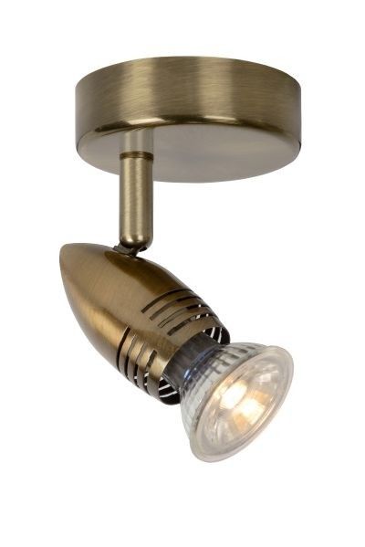 LED Wandspot Ø 9 cm LED GU10 1x5W 2700K Brons