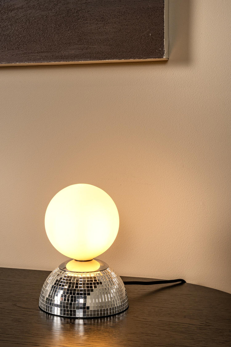 Lucide GLITZER tafellamp Ø 14 cm, G9, zilver