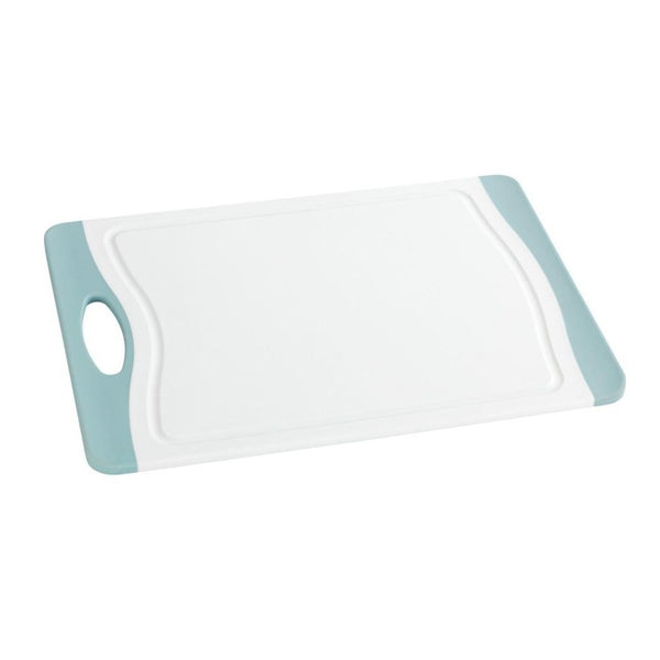 Snijplank WENKO Easy L 39,5 × 28 cm wit/lichtblauw