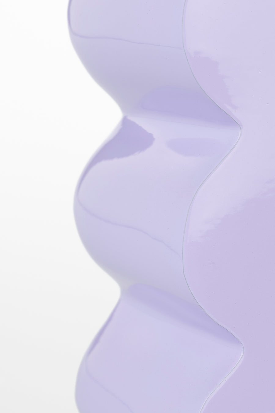 Curves krukje/ bijzettafeltje shiny lila