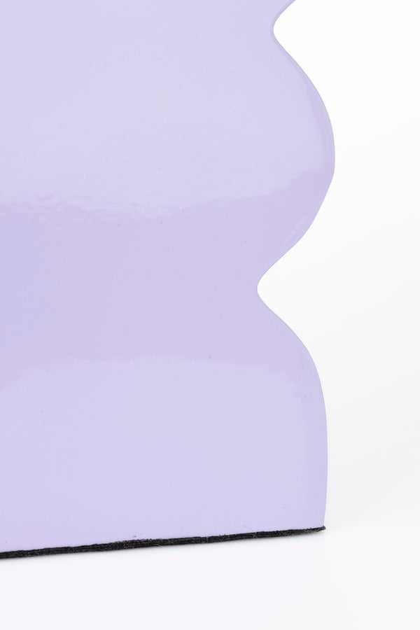 Curves krukje/ bijzettafeltje shiny lila