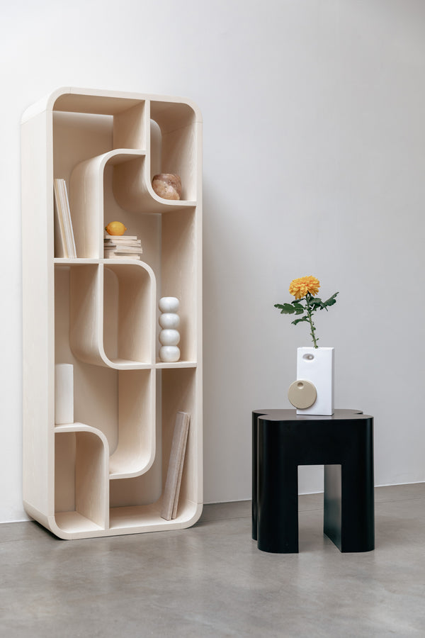 Shape krukje/ bijzettafel donkerbruin